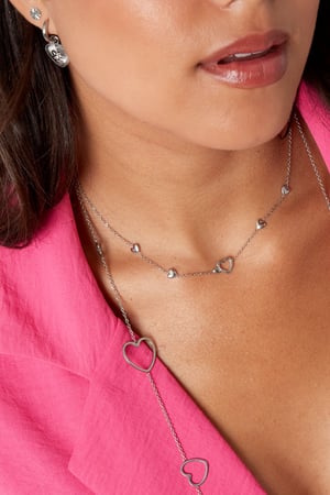 Halskette „All you need is love“ – Goldfarbe - Goldfarbefarbe h5 Bild3